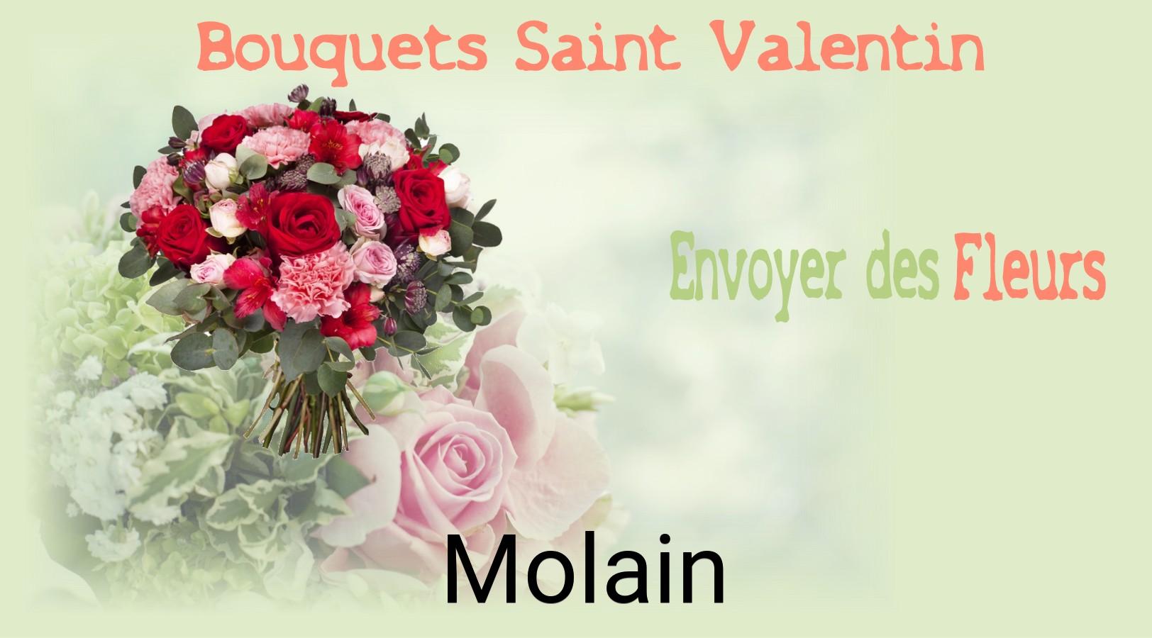 Roses de Saint-Valentin livrées à Molain